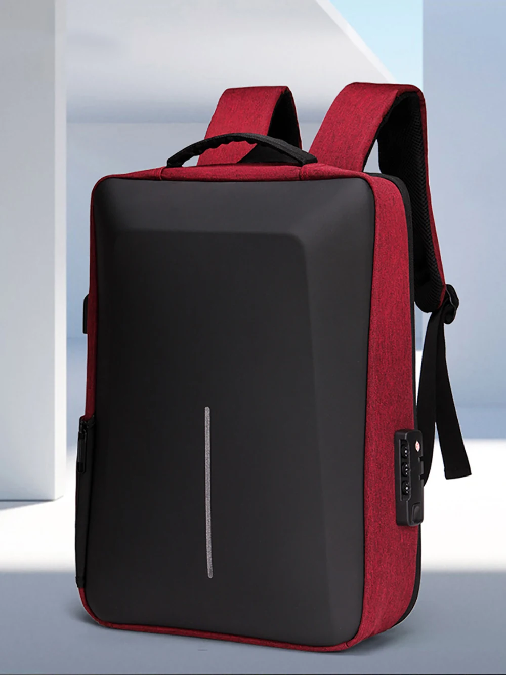 

IKE MARTI Anti Theft Backpack Men Business Laptop Bag Waterproof Charging 15.6 Daypack Male Mochila Fashion Women Men Backpacks