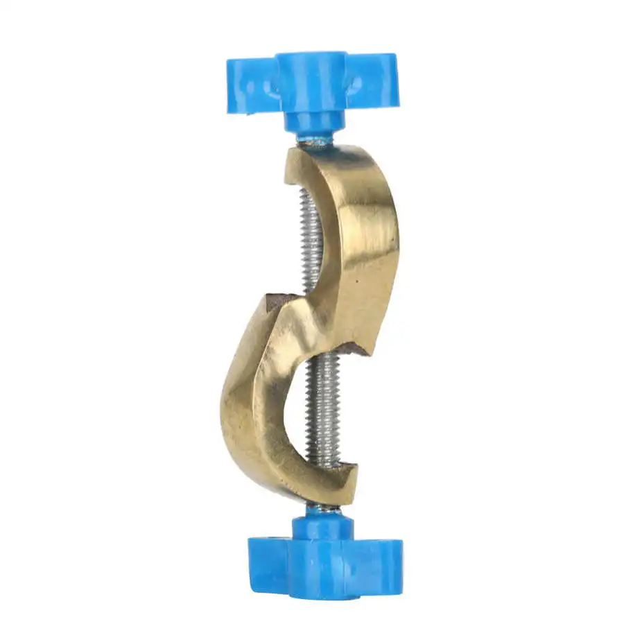 Зажим-зажим для инструментов стойки-реторты синего цвета |