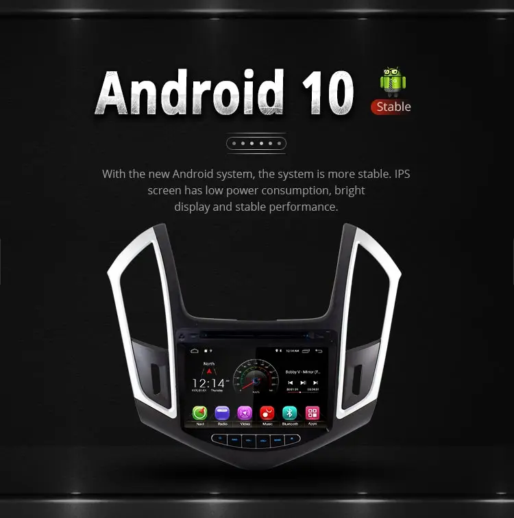LJDA 2 Din 8 дюймов Автомобильный радиоприемник Android 10,0 для CHEVROLET Cruze 2013 четырехъядерный gps зеркало навигатора ссылка wifi авто аудио