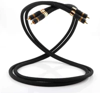 high quality monosaudio a202r hifi 5n ofc silver plated rca to rca cable gold plated rca plug cable hifi rca interconnect cable