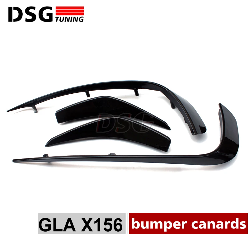 X156 передний бампер Canards разделитель АБС для Bnez GLA Class с Sport Edition 2015 настоящее