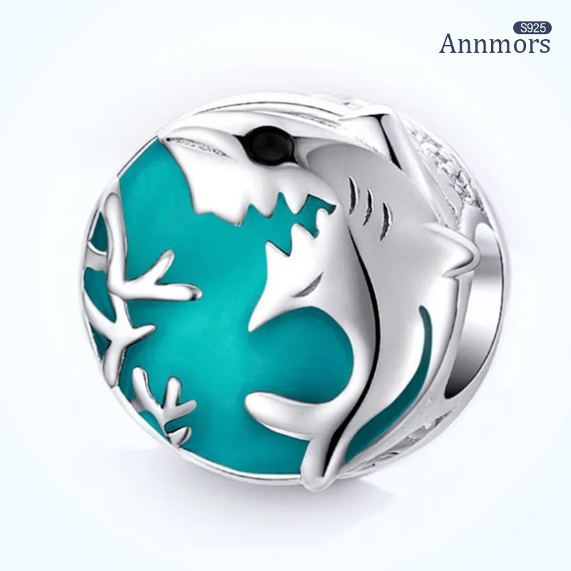 

Werewolf Animal Plant Woman Charms Pendant Beads Fits Pandora Charms Bracelet Silver Silver Plating Original Blue Nature Series