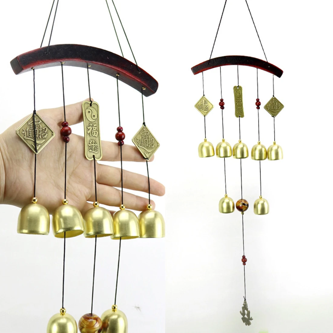 Креативные ветряные колокольчики с 8 колокольчиками для домашнего декора-G-218 |