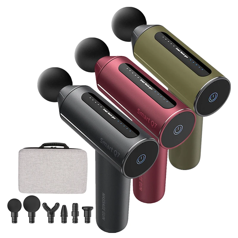 Перкуссионный массажный пистолет Электрический вибратор массажер для глубоких