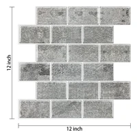 waterproof and splash proof self adhesive wall tiles for toilets bakery wall decoration background wall easy to install