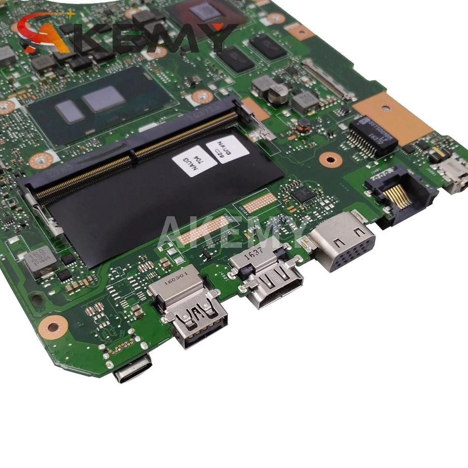 Verkauf Akemy Neu! X556UJ X556UV Motherboard Für ASUS X556U X556UV X556UF X556UR Laptop Motherboard 4 GB RAM I7-6500U CPU GT930M-2G DDR4