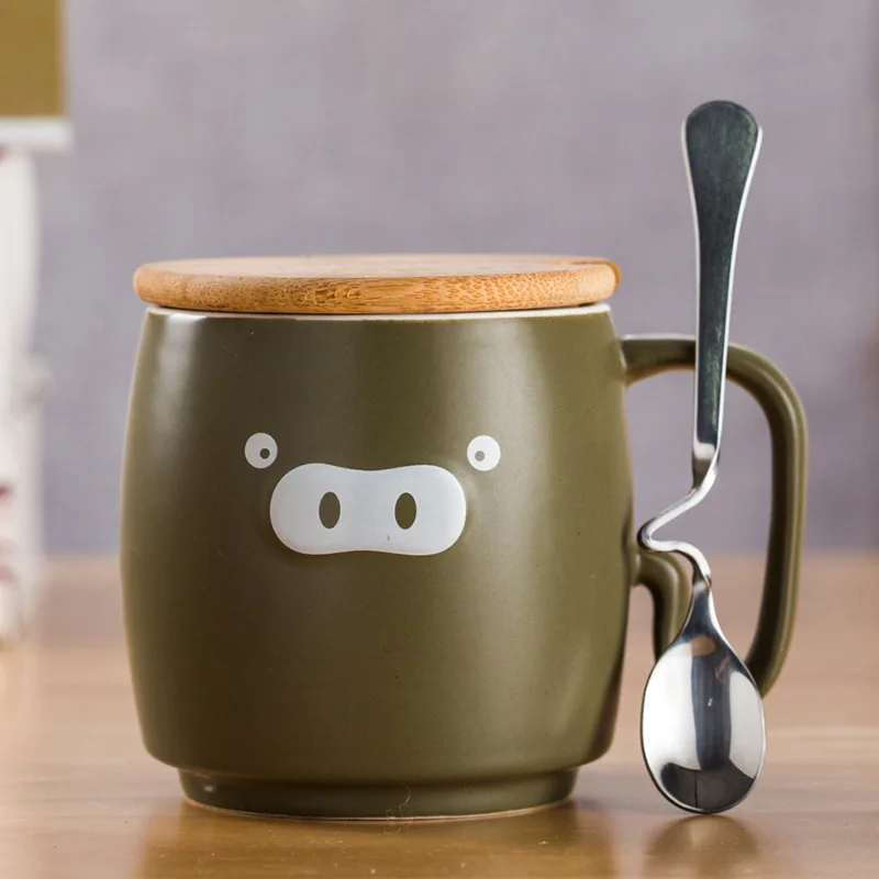 Творческий модные кружка для кофе с молоком милых девочек керамическая чашка