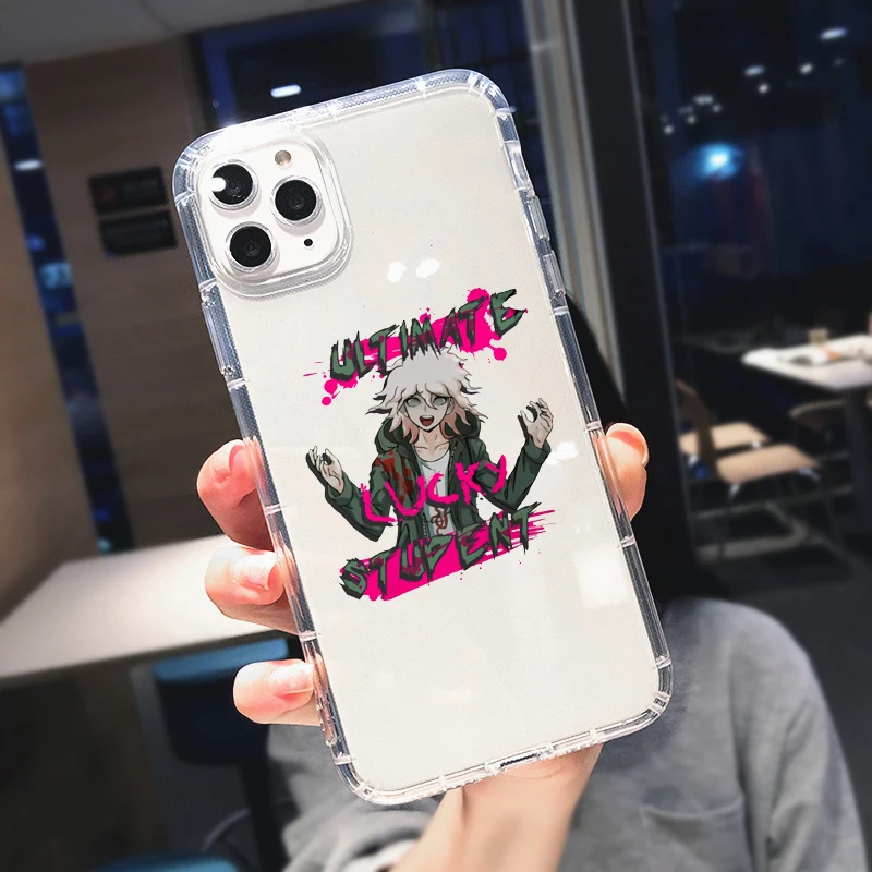 Телефонный чехол Danganronpa V3 Killing Harmony для iPhone 13 12 Pro MAX 11 XR 7 X XS SE20 8 6 Plus прозрачный