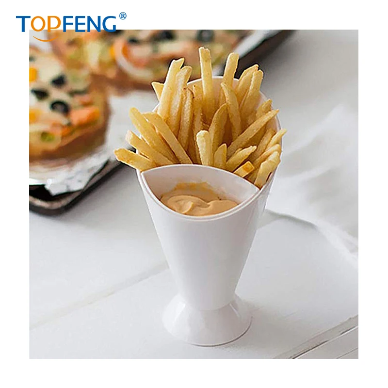 2 в 1 французский конус для картошки фри с чаша макания инструмент картофеля