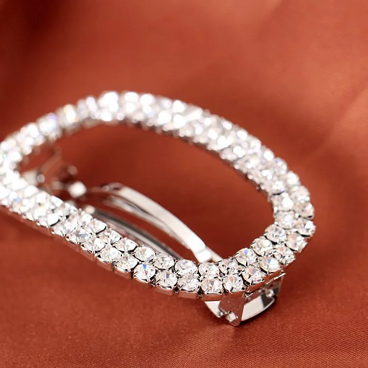 Высокое качество зажим для волос Краб заколки аксессуары роскошные стразы |