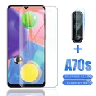 2 в 1 для Samsung Galaxy A70S A70 защита для экрана из закаленного стекла для A70S A70 A 70 S 70 S SM-A707F Защитное стекло для объектива камеры