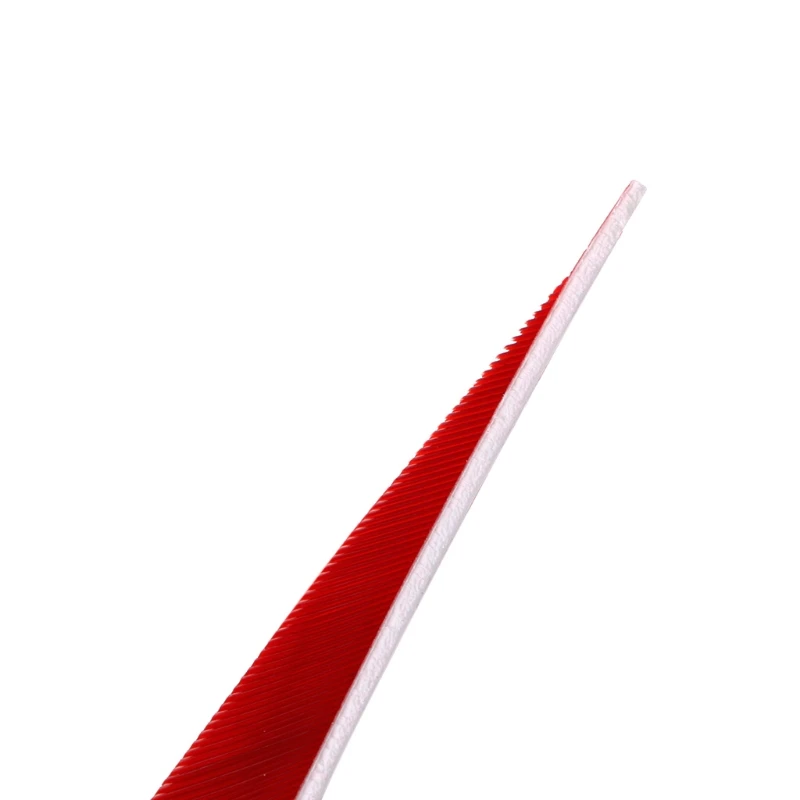 

Hot 100pcs 5 Inch Fletching Arrow Feathers Shield Turkey Feather Hunting Archery M68D