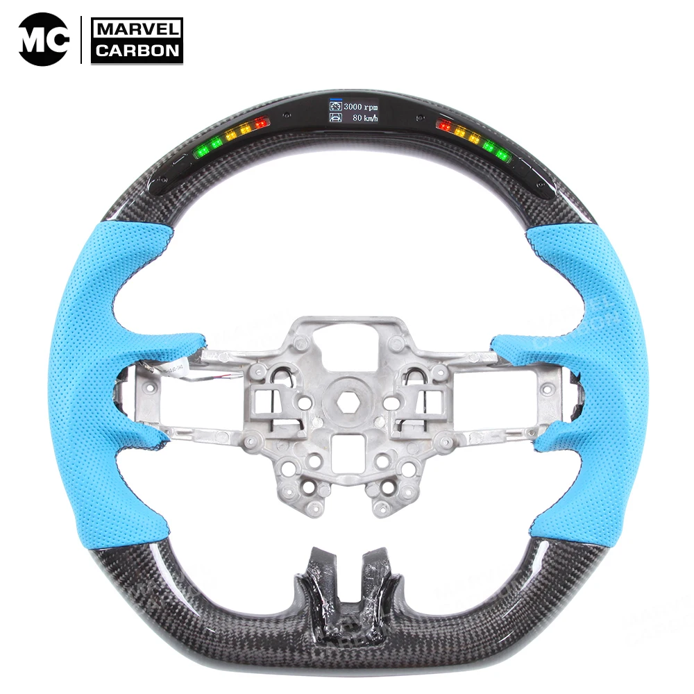 

Carbon Fiber LED Steering Wheel for Ford Mustang