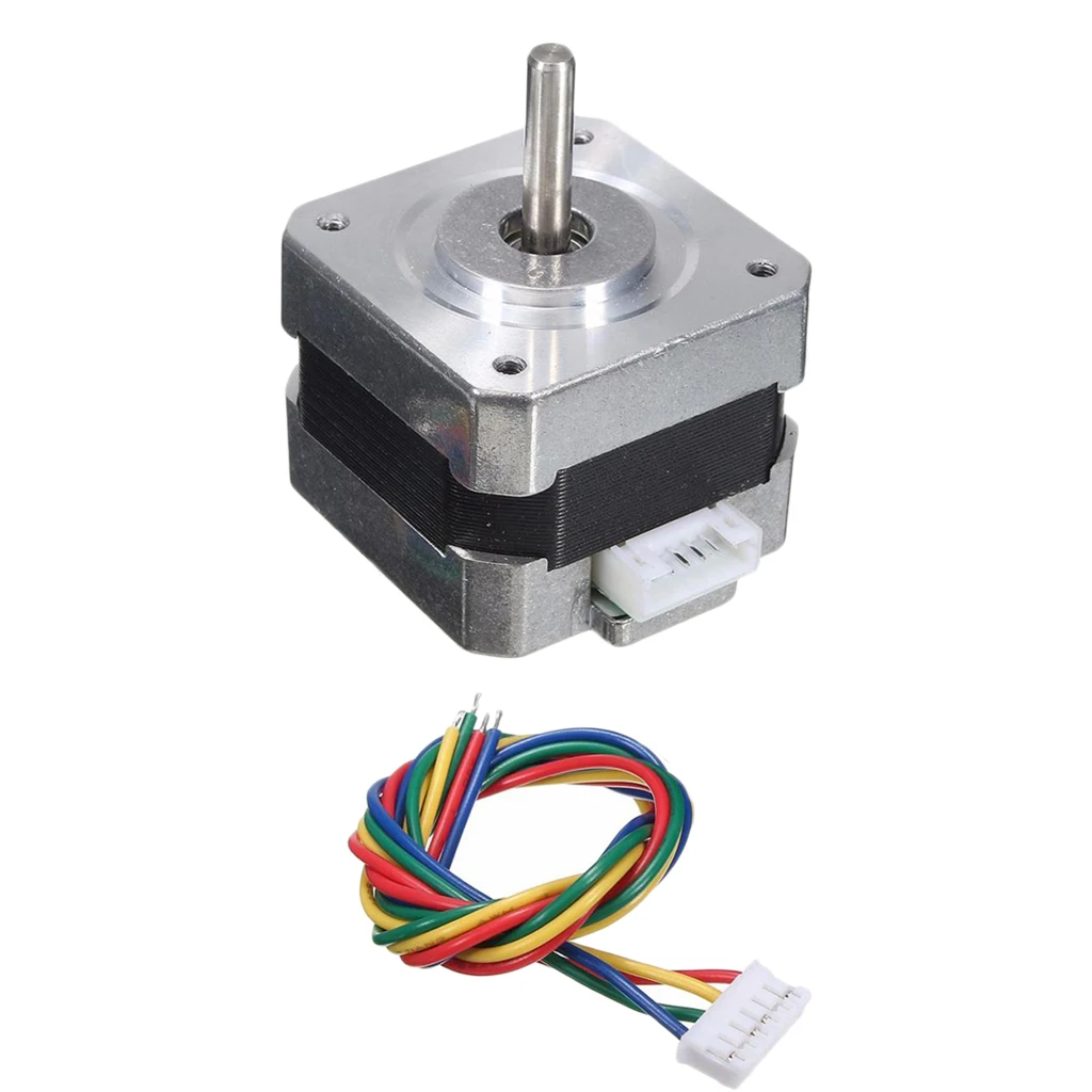 

42 Step Stepper Motor Holding 26N.cm 0.4A 1.8° 12V For 3D Printer DIY Acc