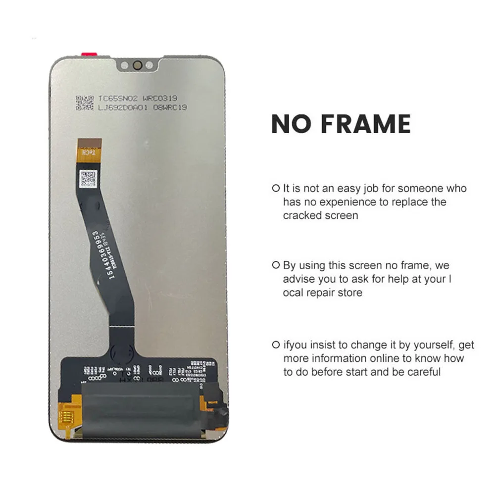Pantalla LCD de 6,5 pulgadas para Huawei Y8S, montaje de digitalizador t&aacute;ctil, JKM-LX1 de JKM-LX2-3