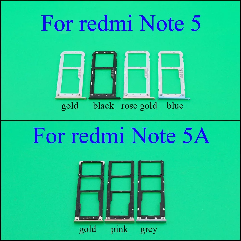 

Запасные части YuXi для xiaomi redmi note 5, Note 5A, слот для Sim-карты