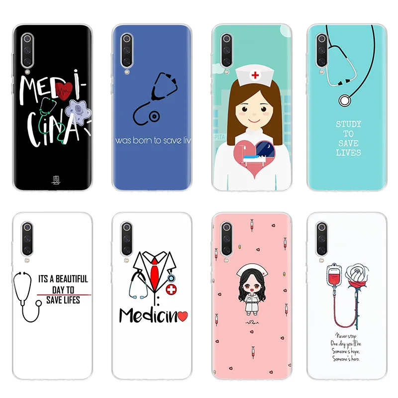 Медсестры доктор для Xiaomi Redmi 9A 9C 4X 4 5 6 7 8 4A 5A 6A 7A 8A Pro Чехол Мягкий чехол Note 8T Coque B |