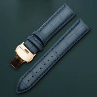 watchband 12 13 14 15 16 17 18 19 20 21 22 24mm calf genuine leather watch band alligator grain watch strap for tissot seiko