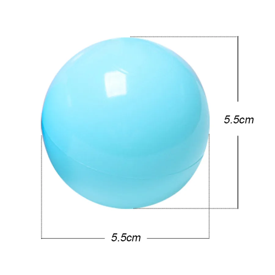 

100 Pcs/lot Colorful Ball Soft Plastic Ocean Ball Funny Baby Kid Swim Pit Water Pool Dia 5.5cm Ocean Wave Eco-FriendlyToy Ball