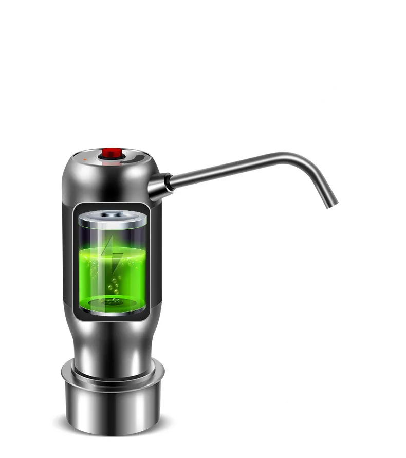 Автоматический водяной насос для бутылки с usb зарядкой, электрический насос для питьевой воды, ручной насос для 5 галлонов, резервуар для воды