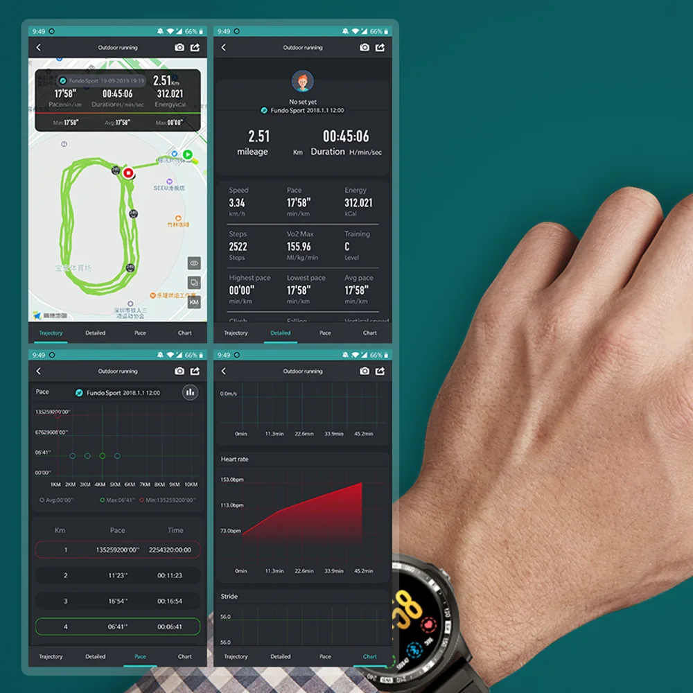 COLMI SKY 3 gps спортивные Смарт-часы IP67 Водонепроницаемый Bluetooth фитнес-трекер мужские альпинистские умные часы для IOS Android телефон