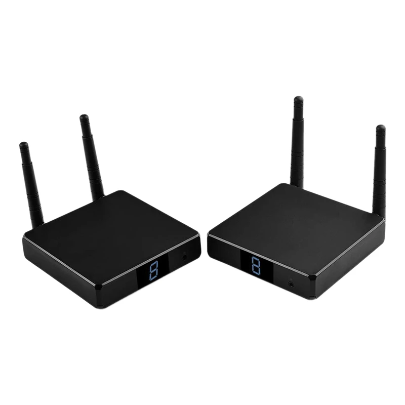 

FHD686 HD Converter 200M/656Ft Wireless HD Transmitter Receiver with IR PassThrough Support 1080P 3D EU Plug