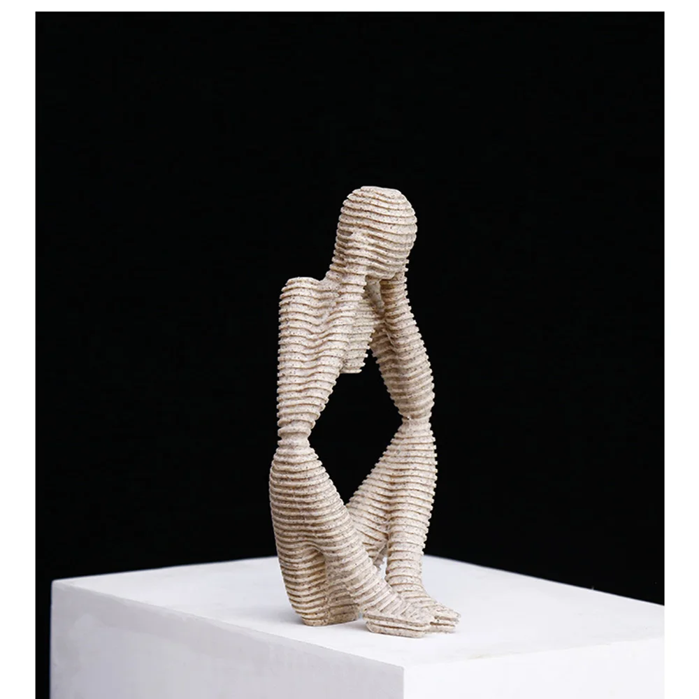 Форгетивные статуи из смолы креативные абстрактные фигурки людей скульптуры