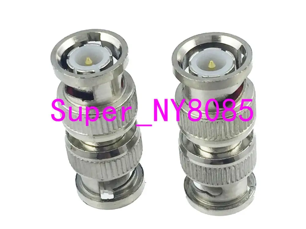 

10pcs Adapter BNC plug male to BNC male RF connector straight M/M