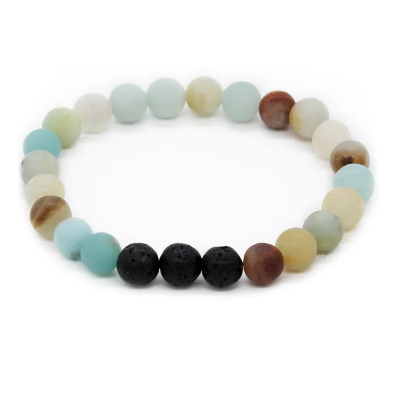 Браслет из натурального лавового камня с бусинами|beads bracelets for women|bead braceletstone bead