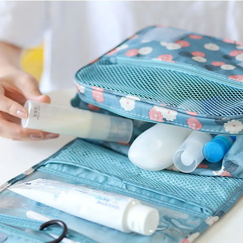 Дорожная косметичка из ткани оксфорд портативная сумка для хранения