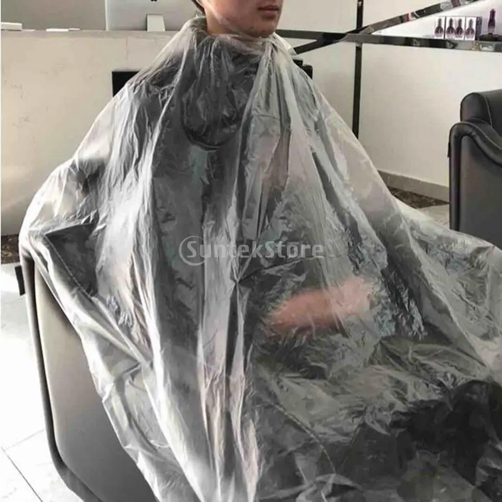 

250X Hair Cutting Cape Apron Home DIY Hair Salon Cape Gown Capes Cloth Apron