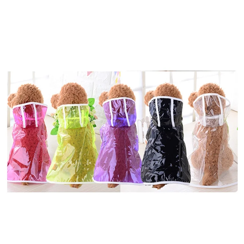 Водонепроницаемый прозрачный дождевик для собак | Дом и сад