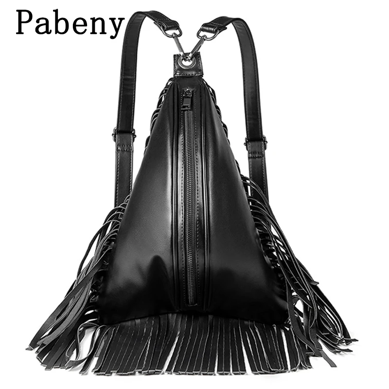 Женский рюкзак с кисточками в стиле стимпанк вместительные дорожные школьные