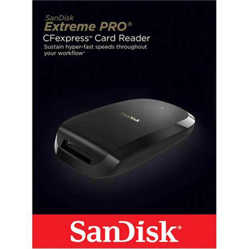 SanDisk Extreme Pro CFexpress кард-ридер USB 3 1 Gen2 скорость SDDR-F451-GNGNN USB-C для использования с карты