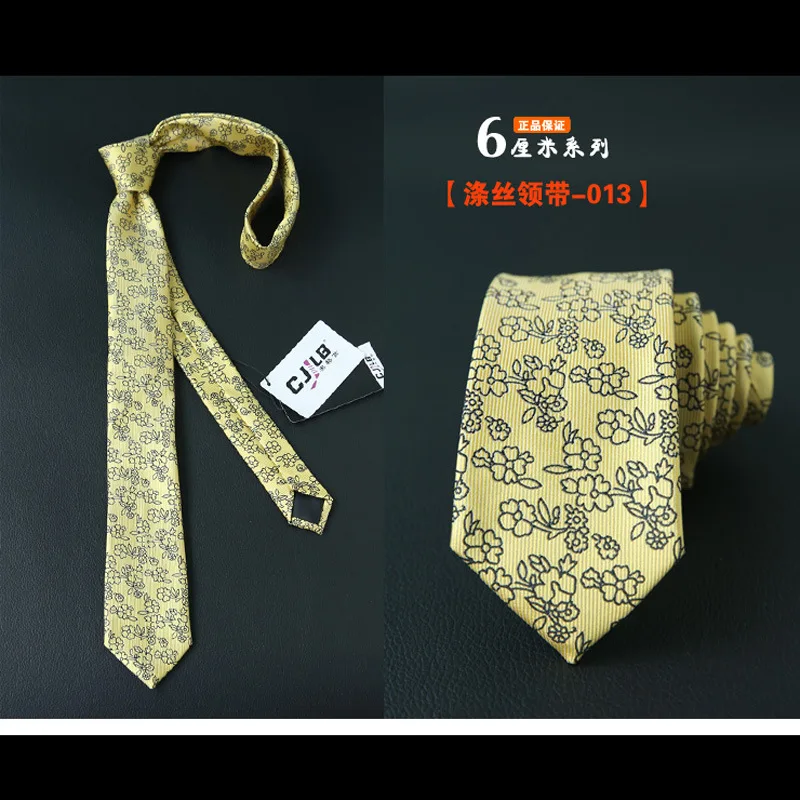 

6cm Polyester Ties for Men Women Formal Dress Paisley Gravatas Slim Wedding Party Necktie Accessory Gift Custom Logo