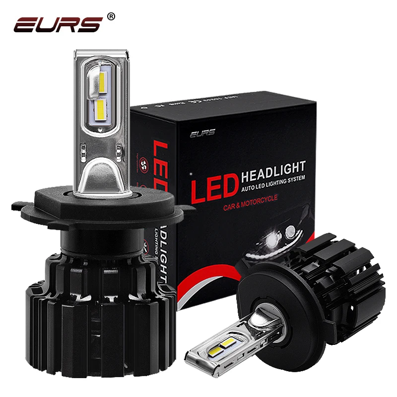 EURS P9 LED H4 H7 Светодиодные Автомобильные фары лампы H11 H8 H9 13600LM 100 Вт светодиодные 9005