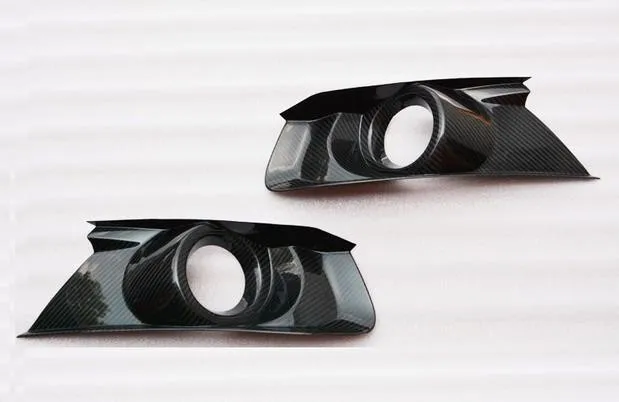 1 пара высокое качество полностью натуральное углеродное волокно автомобильные