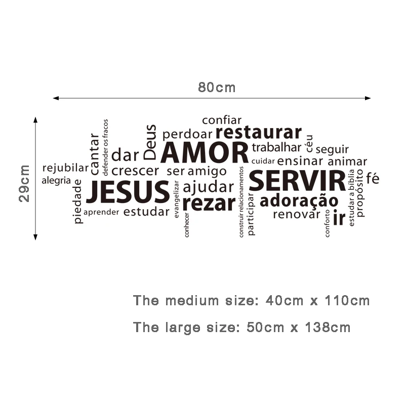 Настенная виниловая наклейка Правила Дома с Иисусом|Наклейки на стену| |