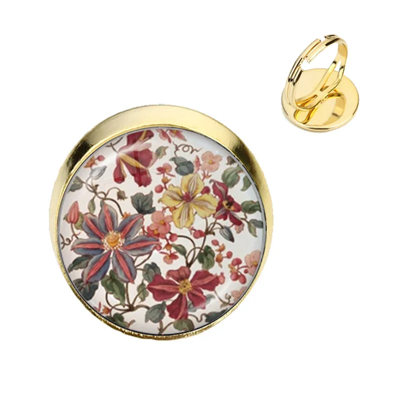 Амулет для йоги с хной 16 мм стеклянное кольцо кабошоном | Украшения и аксессуары