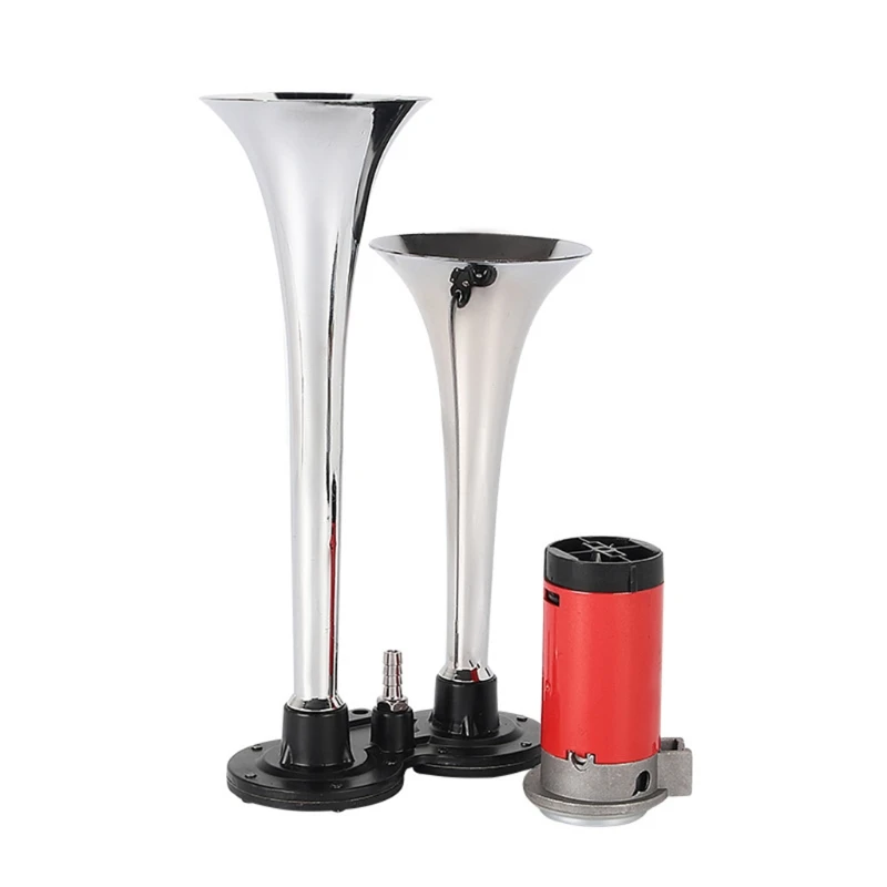 

Двухтрубный металлический автомобильный клаксон 600 дБ громкий сигнал электрический клаксон колонки