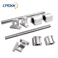 linear rail 12mm linear shaft linear bearing housing scs12uu linear rail clamp sk12 for diy cnc routers mills lathes