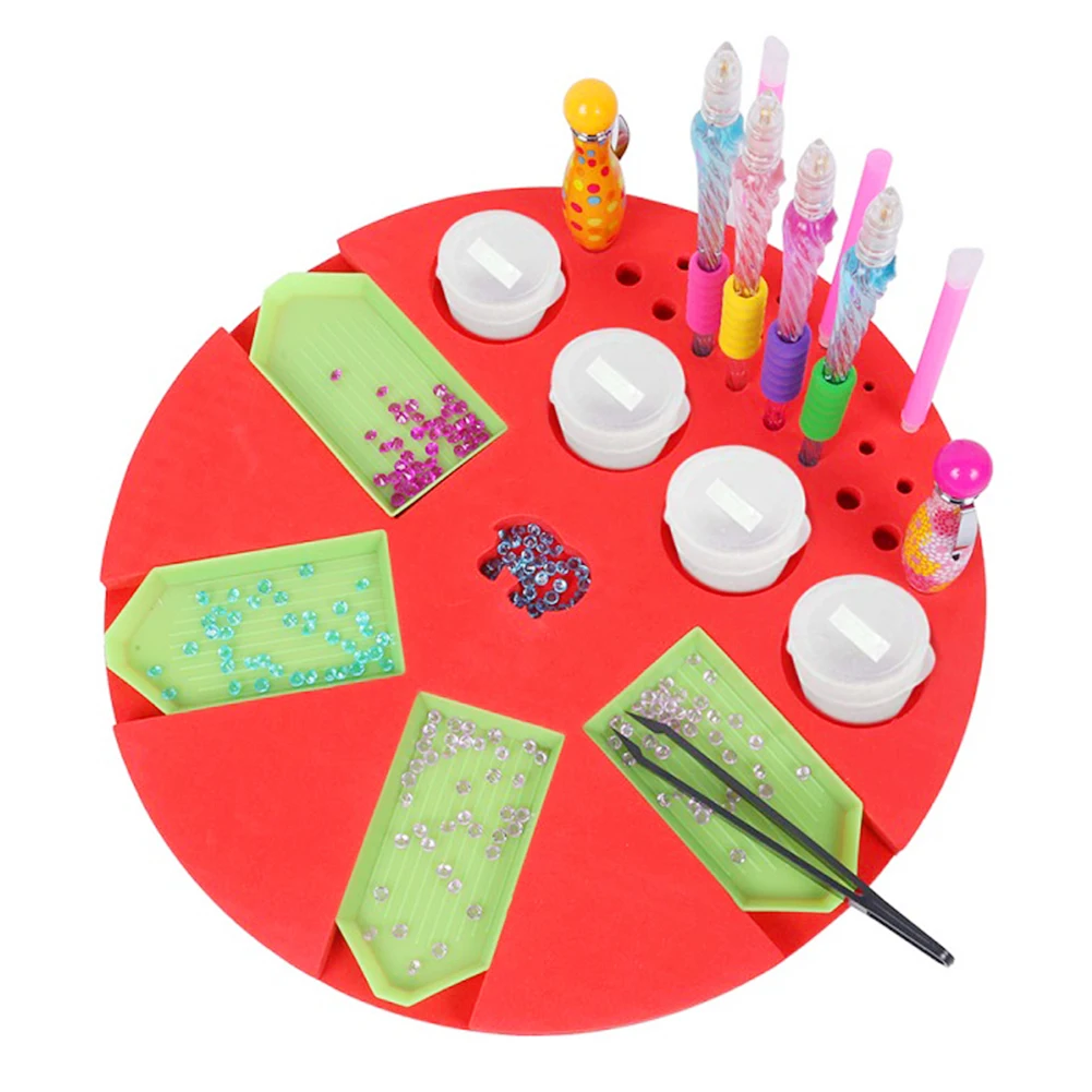 Лоток для алмазной живописи лоток сверл зеркальная форма большой емкости