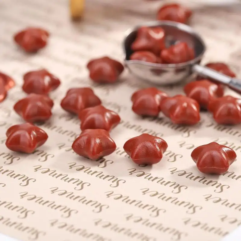 30 шт. Ретро винтажный уплотнительный воск в гранулах форма звезды зерна таблетки