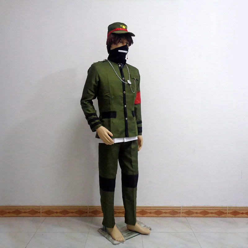 Фото Новая военная форма Danganronpa V3 Korekiyo Shinguji, потому что Рождественская вечеринка, Хэллоуин, карнавальный костюм на заказ, любой размер №3