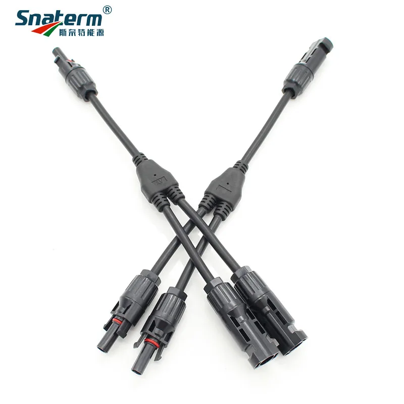 1 пара х Солнечный разъем Y образный M/F и F/M штекер 2 типа гнездо гнезда солнечной