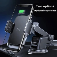 electric powered automatic clamping car air vent wireless charging phone holder 15w fast charging for all phones models