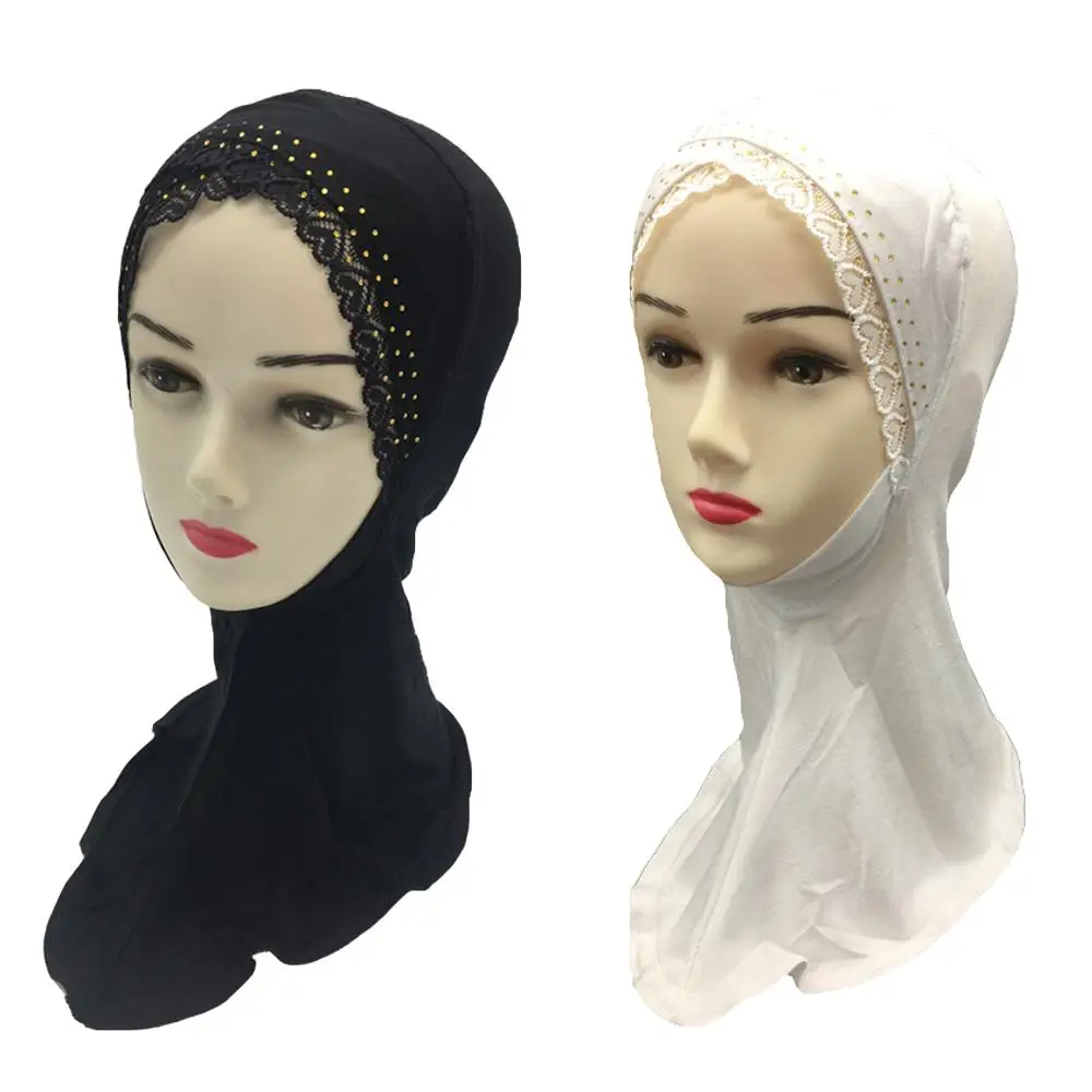 Под шарфом мусульманский женский хиджаб Amira ниндзя шапки головной убор крышка