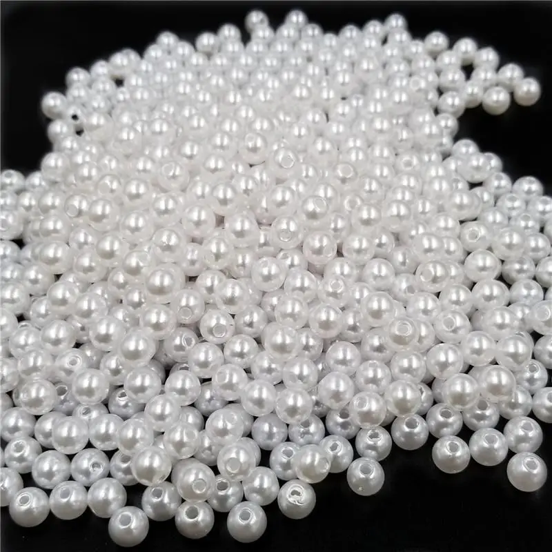 

3-14mm 5-600Pcs Imitation Pearl Loose Beads For Jewelry Accessories DIY Findings Wholesale Necklace Bracelet Pendant