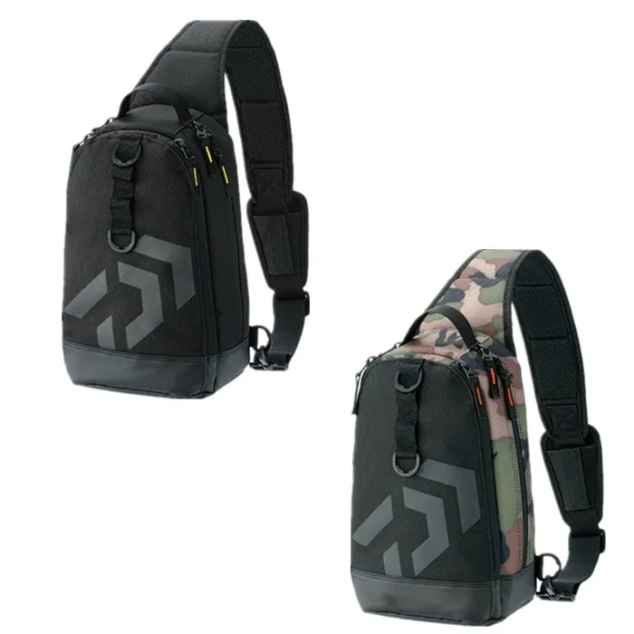 

Daiwa Men Women Single Shoulder Fishing Bags Waterproof Leisure Multi Function Camouflage Backpacks Fishing Chest Bag
