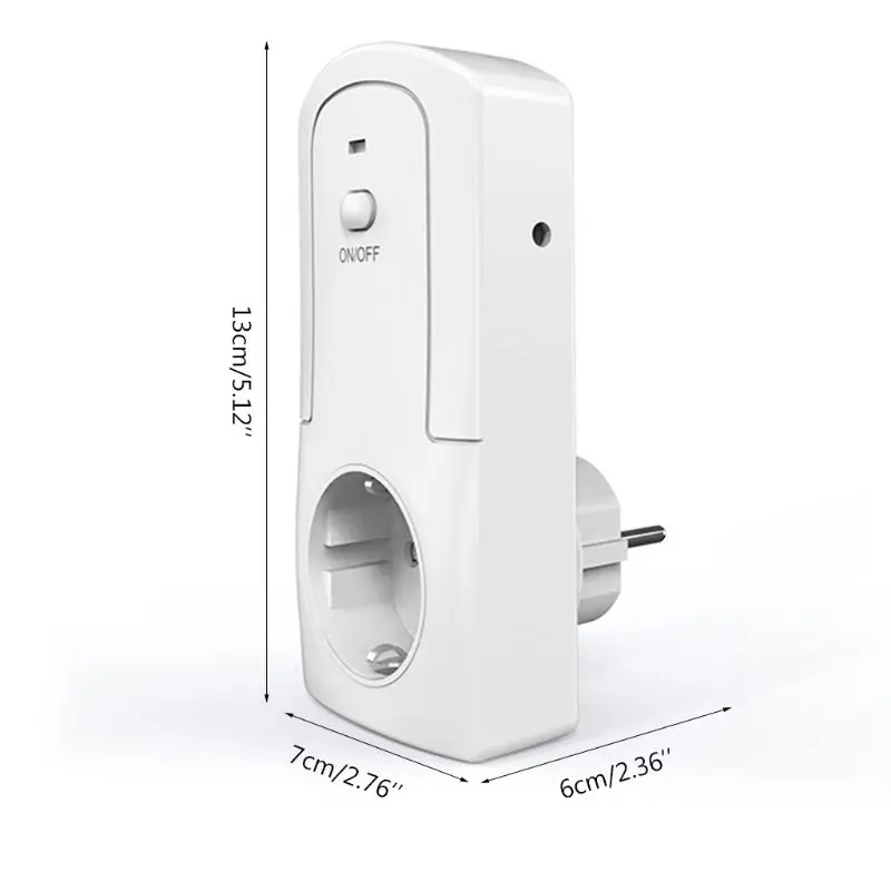 

Smart Plug App Remote Control Socket with Thermostat, Timing, Humidity & Temperature Controller 16A US EU UK Plug Wireless